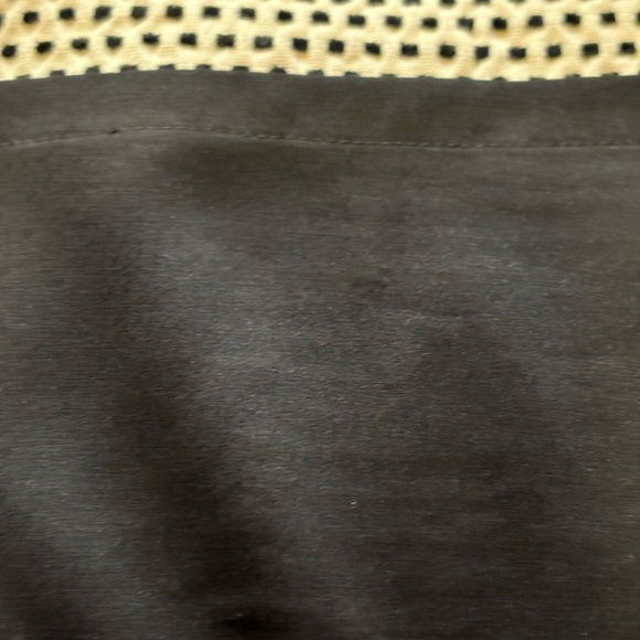 ❤️2/$15 or 3/$21❤️ Loft Black/Ivory Color Block Panel Skirt, Size 8 - Picture 8 of 10